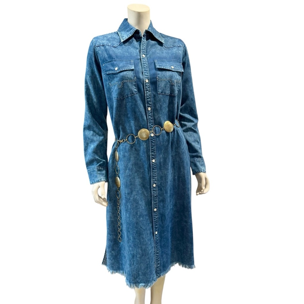 Kimes Ranch Sundowner Chambray Shirt Dress - Picture 16 of 16